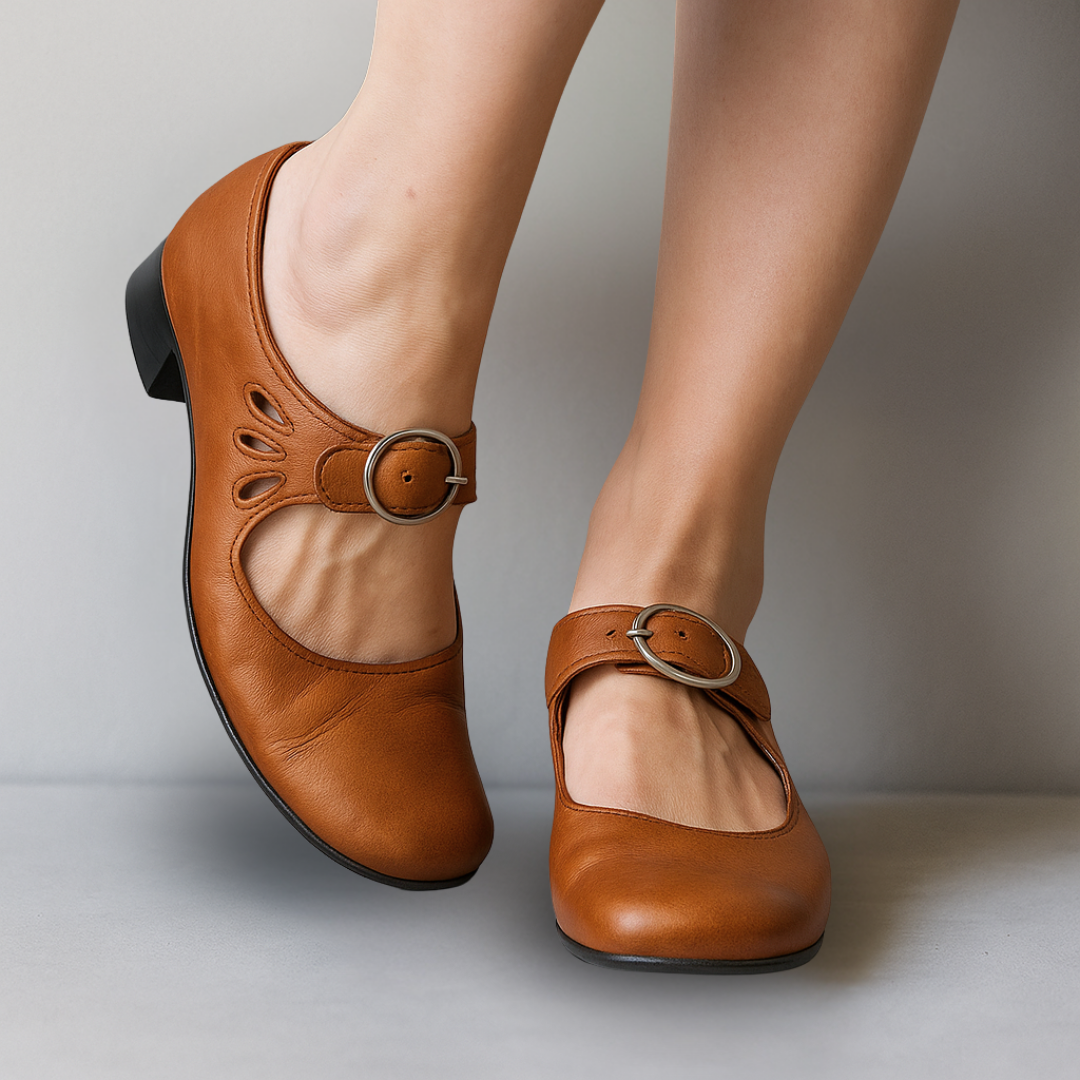 Women's Sandals with Orthopedic Support & Adjustable Buckle | Stylish Comfort for All-Day Wear