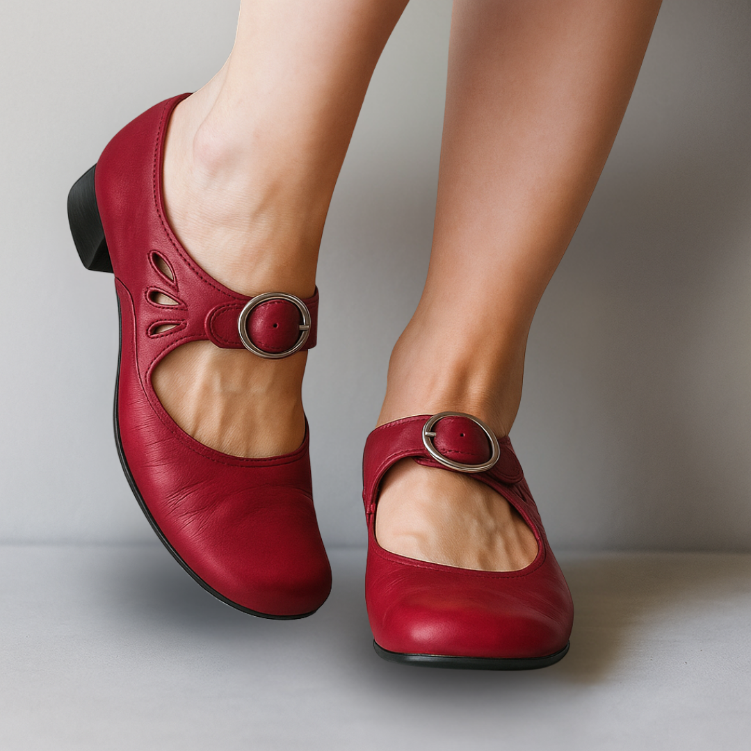 Women's Sandals with Orthopedic Support & Adjustable Buckle | Stylish Comfort for All-Day Wear