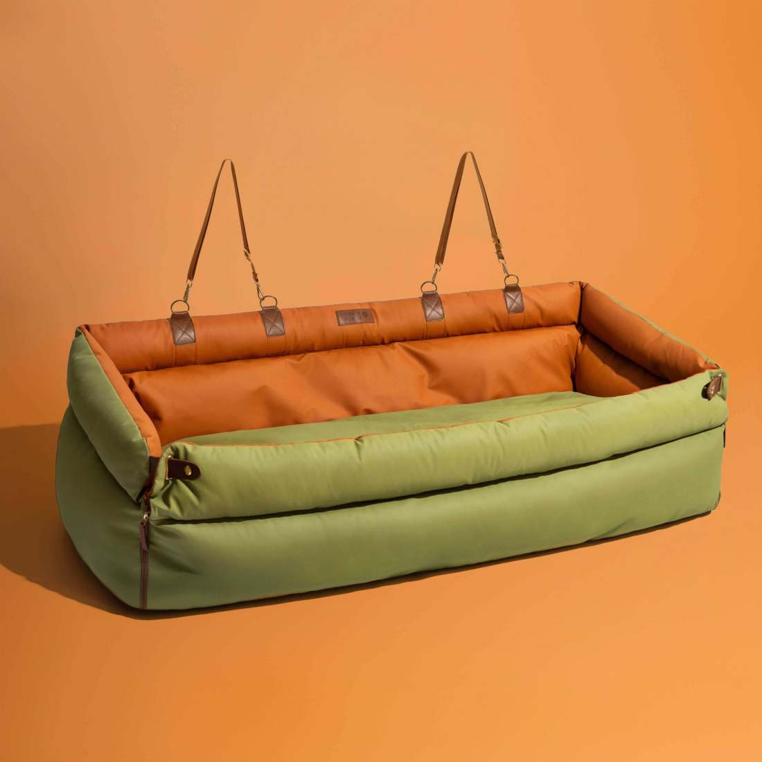 Dapper Dog Car Seat | Faux Leather, Comfortable Booster Seat for Pets 10