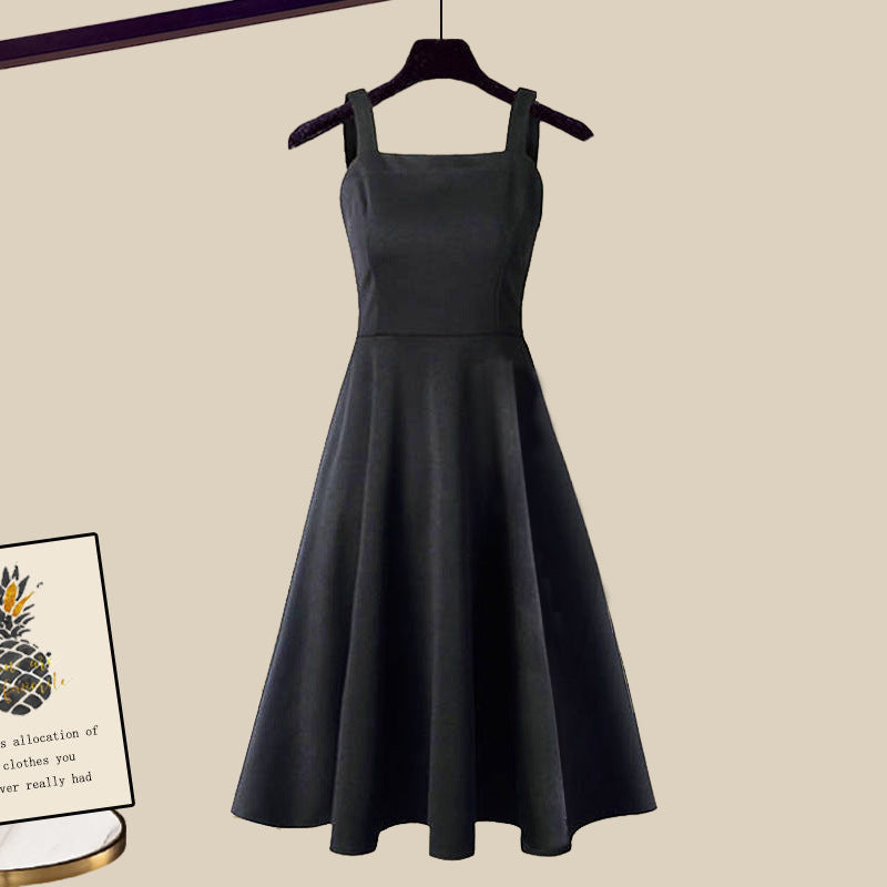 Women's A-Line Dress Set with Cropped Sweater | Versatile Styling for Any Occasion