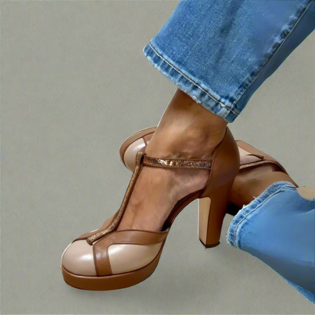 Elegant Heeled Sandals with Orthopedic Comfort | Lightweight Breathable Design for All-Day Wear