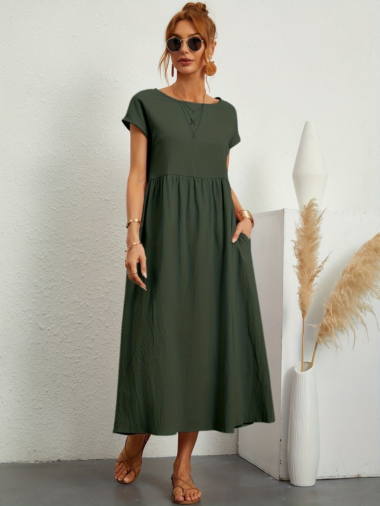 Women's Summer Dress with Flattering Silhouette | Lightweight & Versatile Style for Effortless Charm