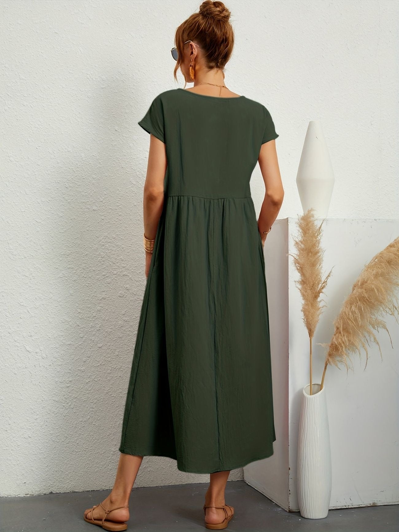 Women's Summer Dress with Flattering Silhouette | Lightweight & Versatile Style for Effortless Charm