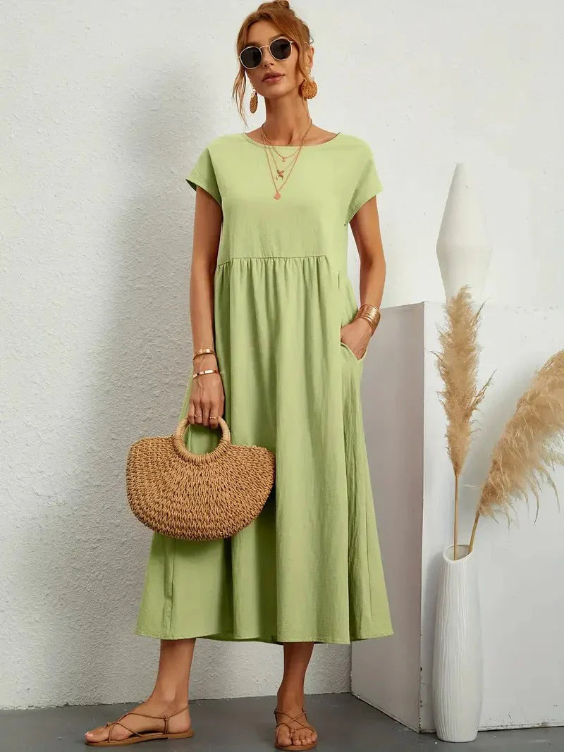 Women's Summer Dress with Flattering Silhouette | Lightweight & Versatile Style for Effortless Charm