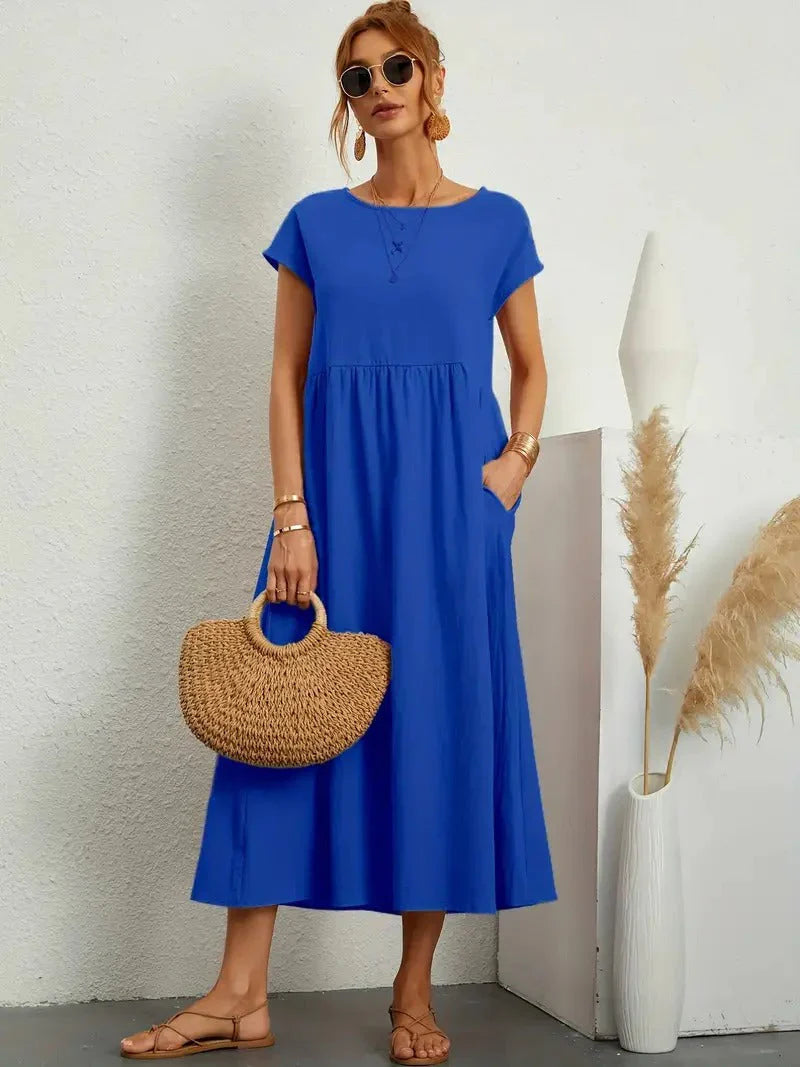 Women's Summer Dress with Flattering Silhouette | Lightweight & Versatile Style for Effortless Charm