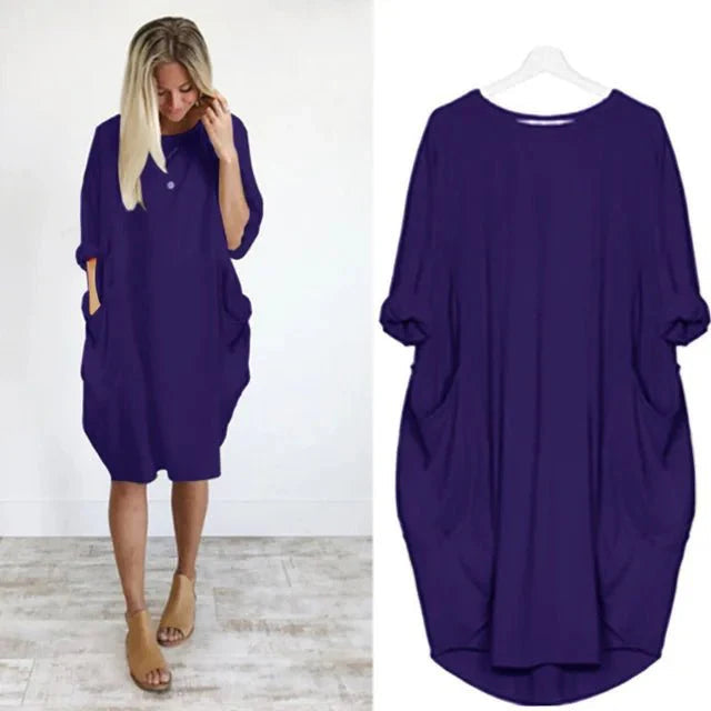 Women's Summer Dress with Flattering Draping | Comfortable Style for Effortless Confidence