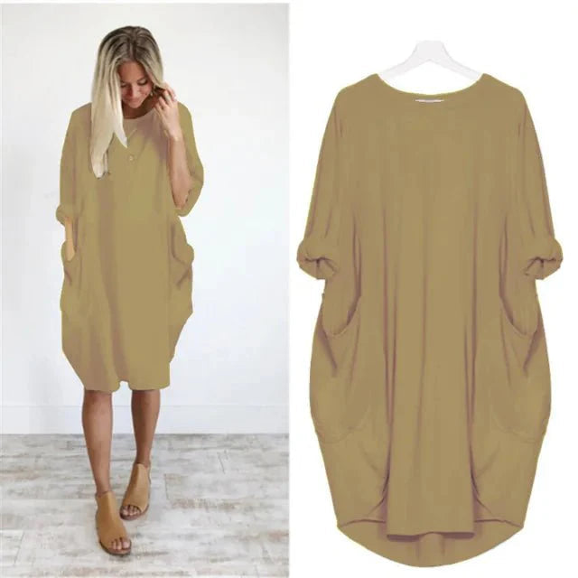 Women's Summer Dress with Flattering Draping | Comfortable Style for Effortless Confidence