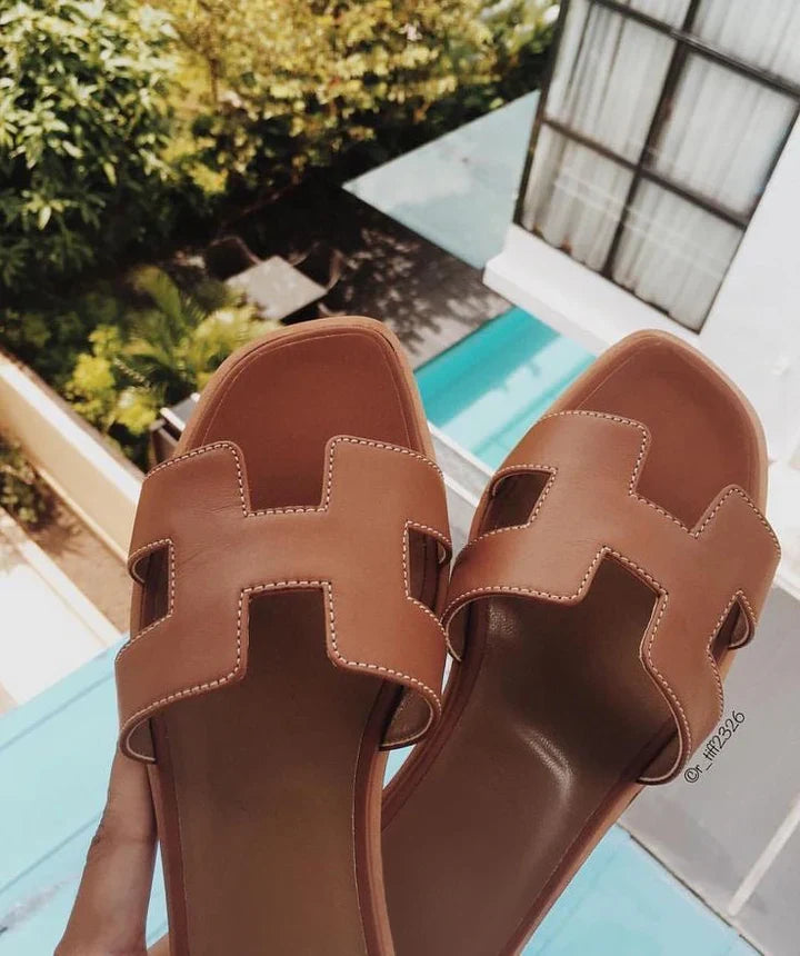 Haven Sandal | Premium Vegan Leather, Slip-On Style 1