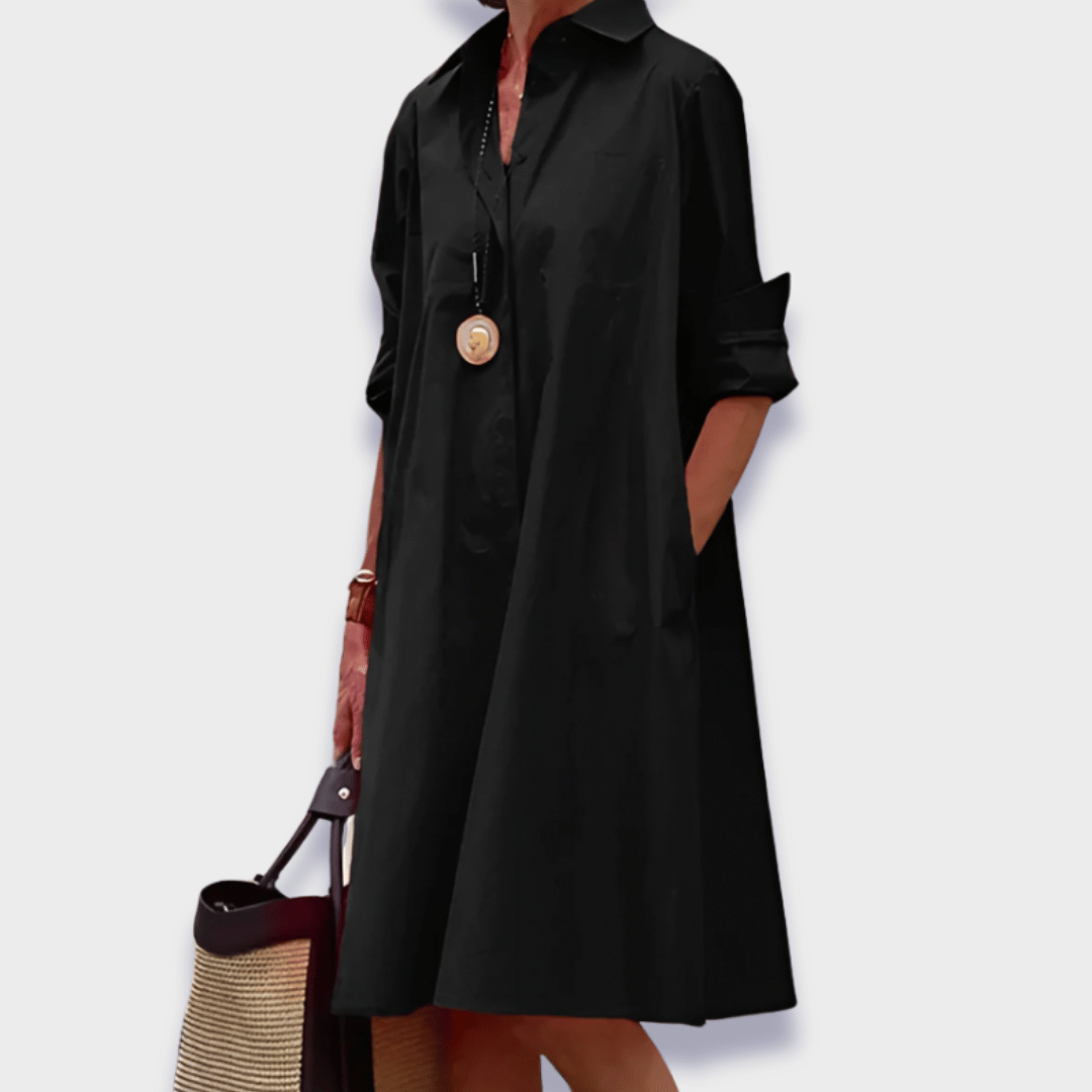 White Midi Dress with Flattering Fit | Elegant Style for Effortless Sophistication