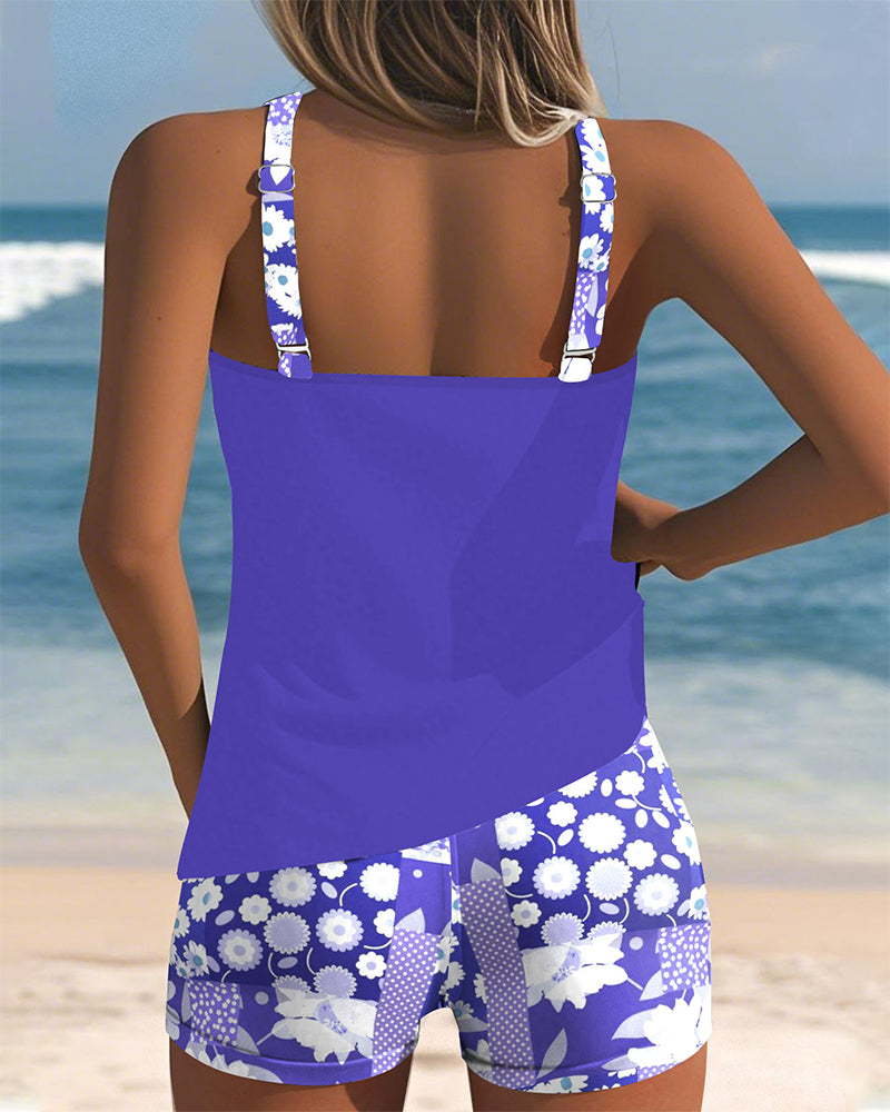 Melanie Collection | Two-Piece Swimsuit with Adjustable Straps | Floral Design for Comfortable Beach Days 3
