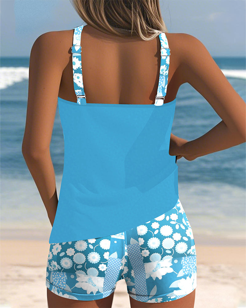 Melanie Collection | Two-Piece Swimsuit with Adjustable Straps | Floral Design for Comfortable Beach Days 7