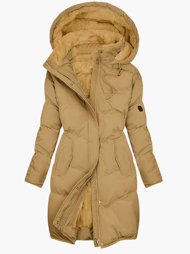 Olivia Women's Winter Coat | Quilted Long Design 2