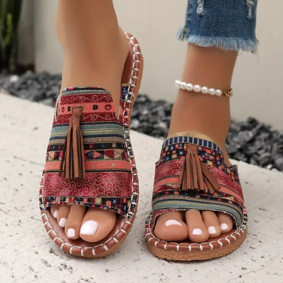 Flat Sandals Women with Cloud-Soft Footbeds | Vibrant Colors for All-Day Comfort