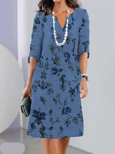 Summer Maxi Dress for Women with Floral Print | Breezy Comfort for Effortless Elegance
