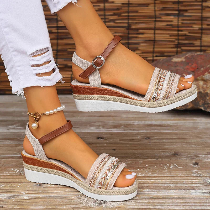 Barbara Collection | Women's Sandals with Adjustable Straps | Chic Boho Design for All-Day Comfort 0