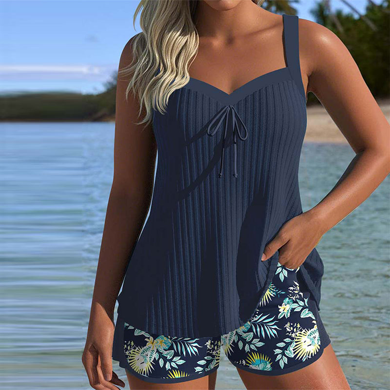 Cassandra | Women's Tankini with Tummy Control & Beach Shorts | Stylish Comfort for Confident Swimming 0