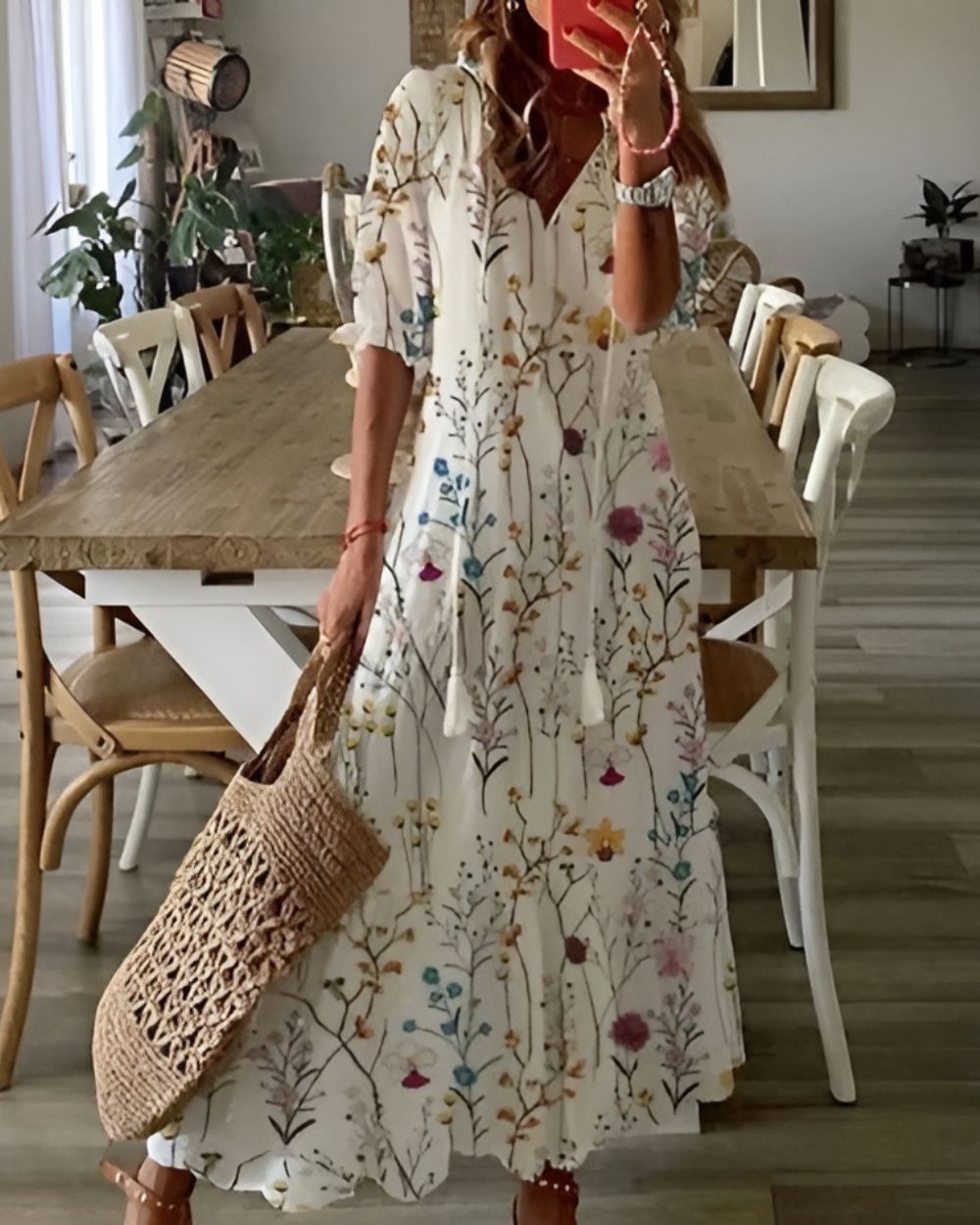 Women's Boho Dress with Flowy Fit | Lightweight Fabric for Effortless Style