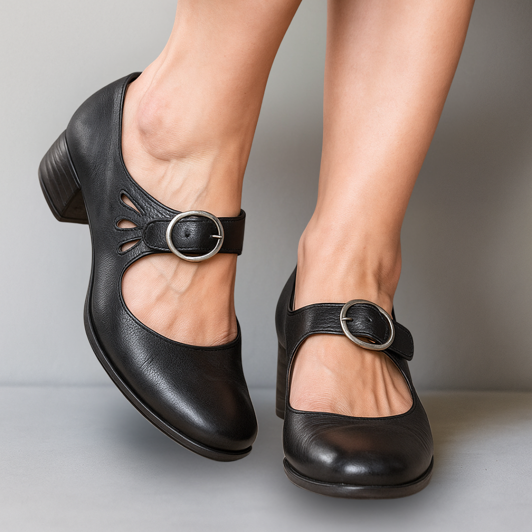 Women's Sandals with Orthopedic Support & Adjustable Buckle | Stylish Comfort for All-Day Wear
