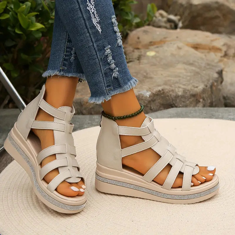 Comfort Sandals | Women's Sandals with Rhinestone Accents | All-Day Support for Stylish Comfort 8