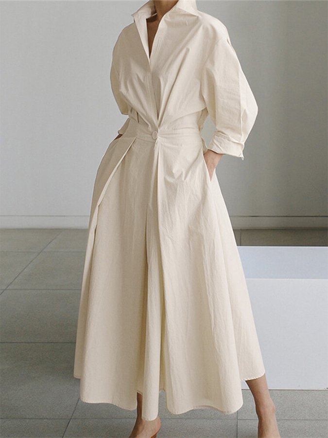 Long Sleeve Maxi Dress with Flattering Silhouette | Versatile Style for Effortless Chic