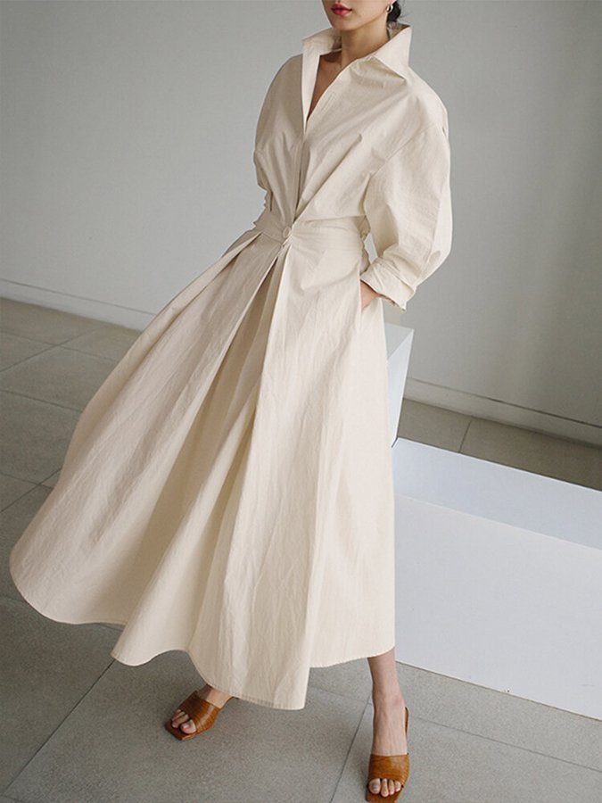 Long Sleeve Maxi Dress with Flattering Silhouette | Versatile Style for Effortless Chic