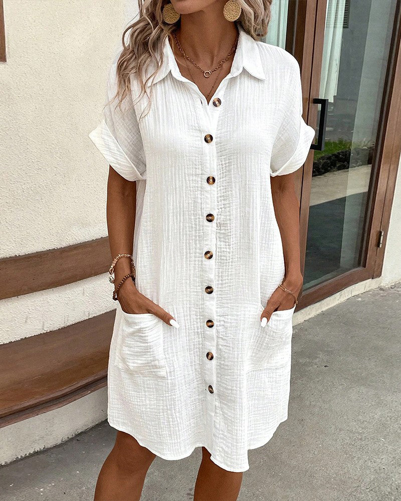 Effortless Elegance | Women's Summer Dress with Breathable Fabric | Flattering Fit for All-Day Comfort