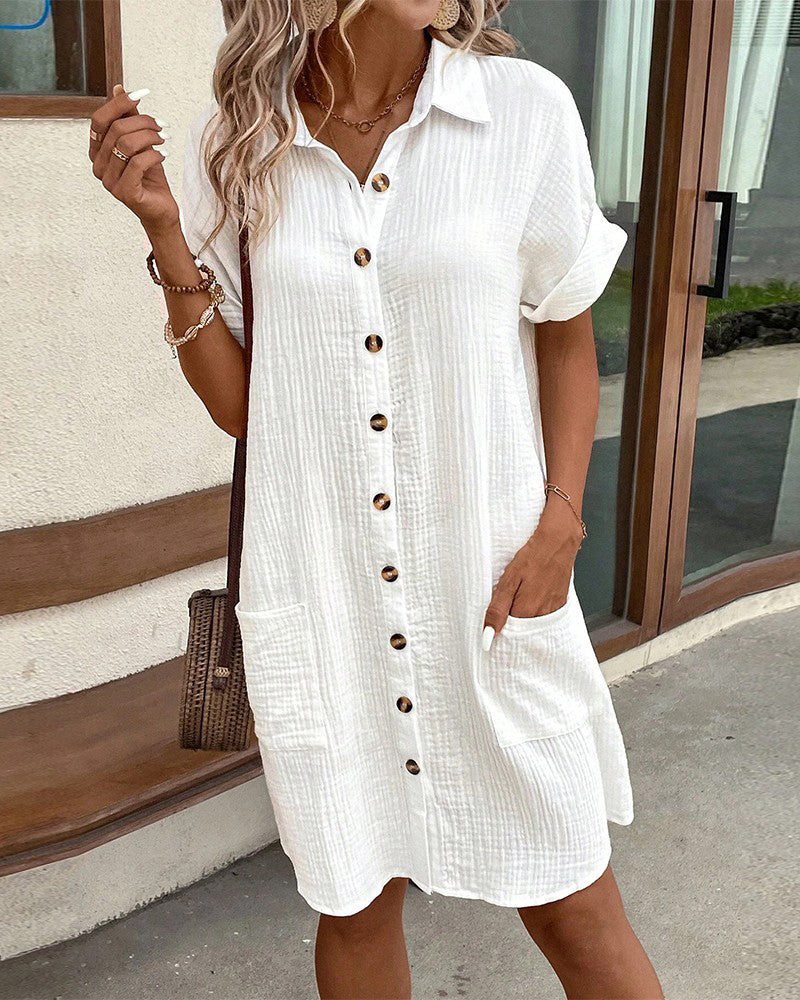 Effortless Elegance | Women's Summer Dress with Breathable Fabric | Flattering Fit for All-Day Comfort