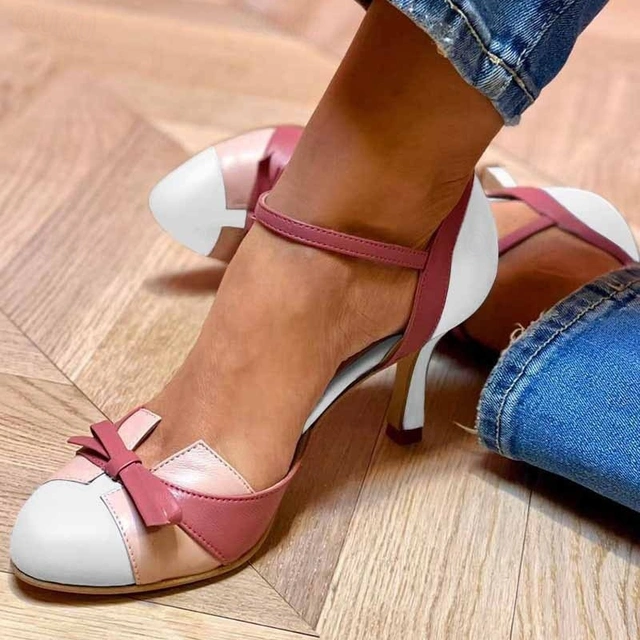 Strappy Heels with Cushioned Insole | Wedding Shoes for All-Day Comfort