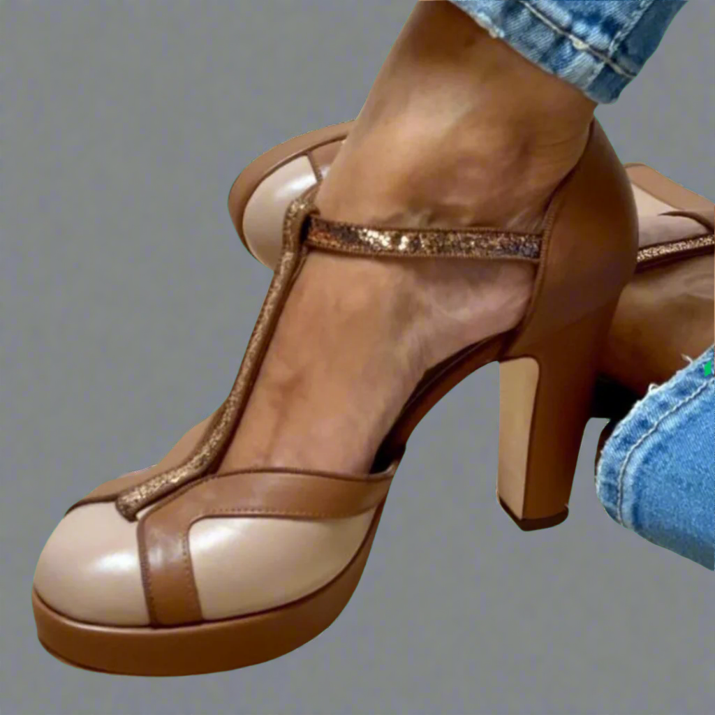 Elegant Heeled Sandals with Orthopedic Comfort | Lightweight Breathable Design for All-Day Wear