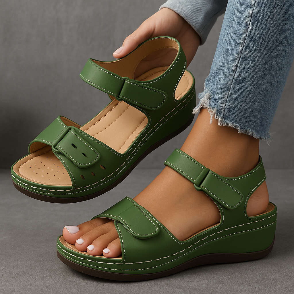 Elegant Sandals for Women with Orthopedic Support | Adjustable Fit for All-Day Comfort