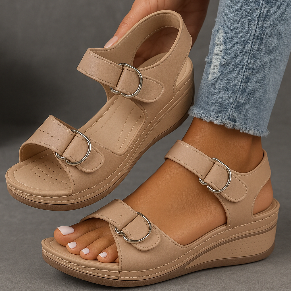 Elegant Sandals for Women with Orthopedic Support | Adjustable Fit for All-Day Comfort