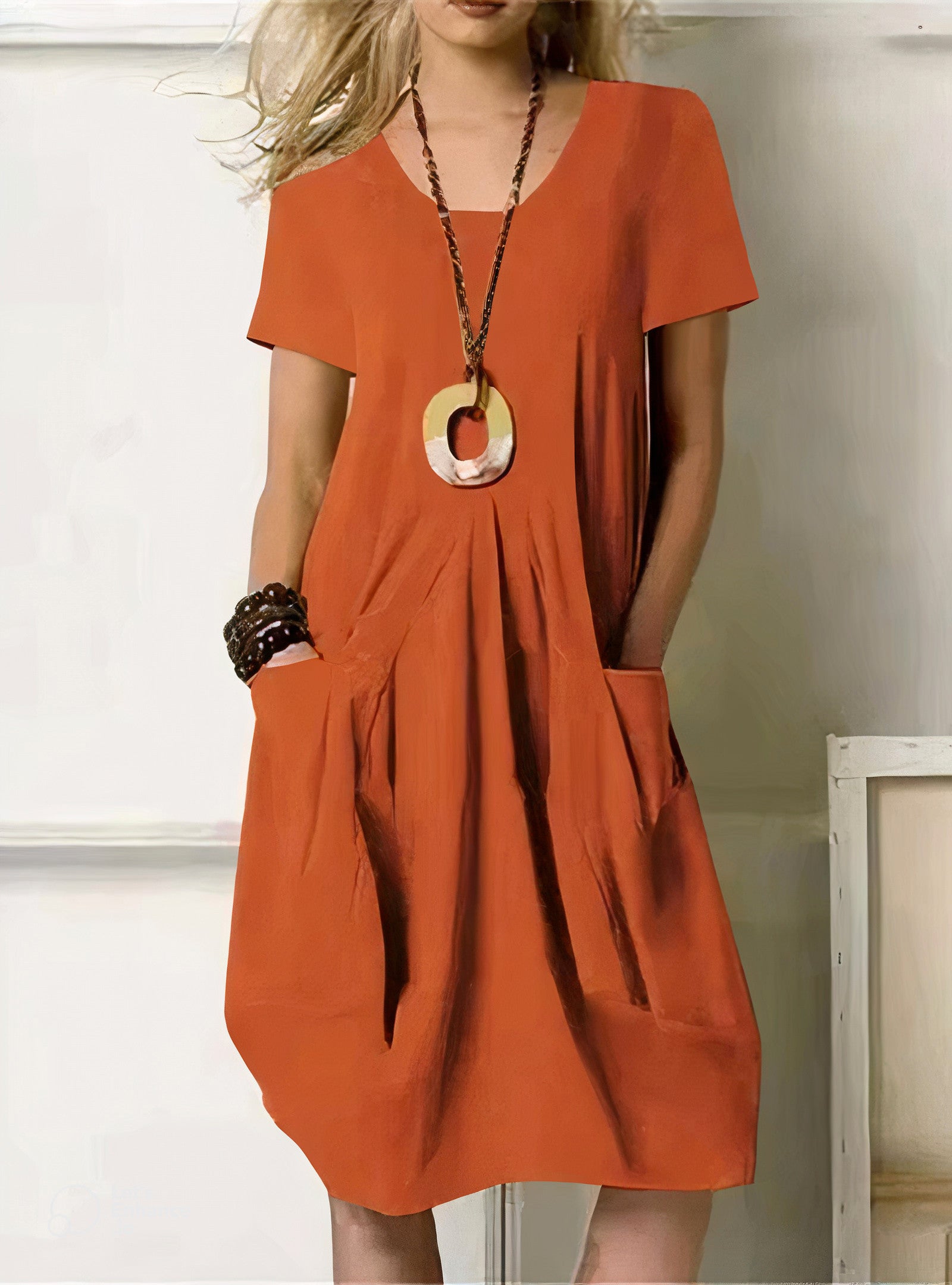Women's Summer Dress with Side Pockets | Effortless Style for Everyday Comfort