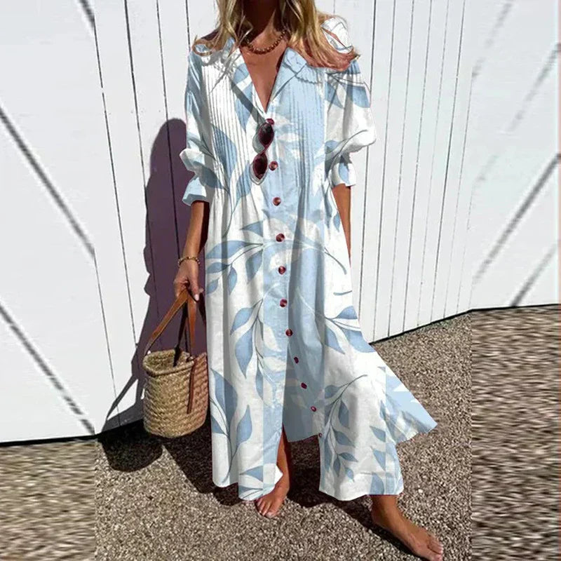 Women's Bohemian Maxi Dress with Flattering Fit | Lightweight Fabric for All-Day Comfort
