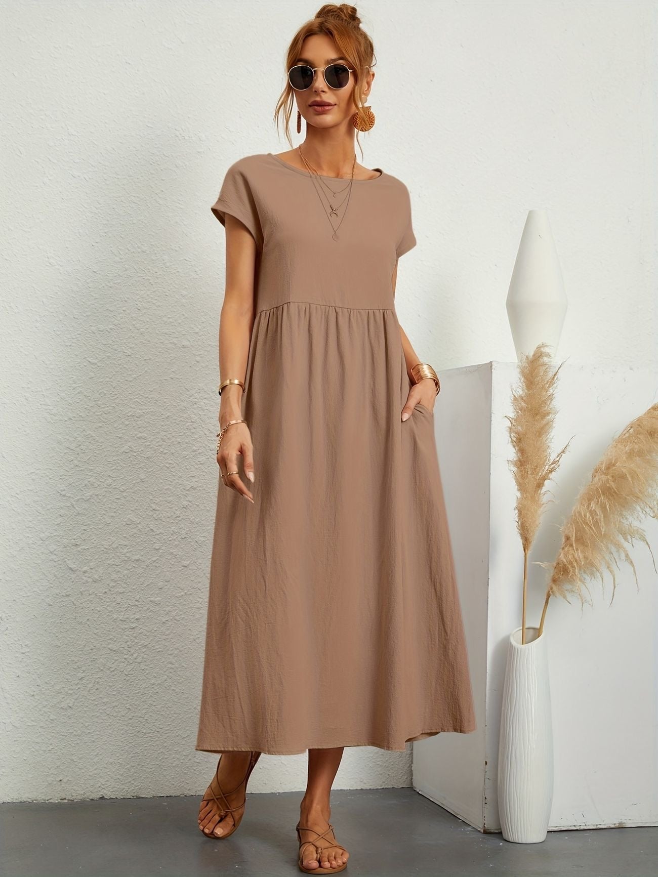 Women's Summer Dress with Flattering Silhouette | Lightweight & Versatile Style for Effortless Charm