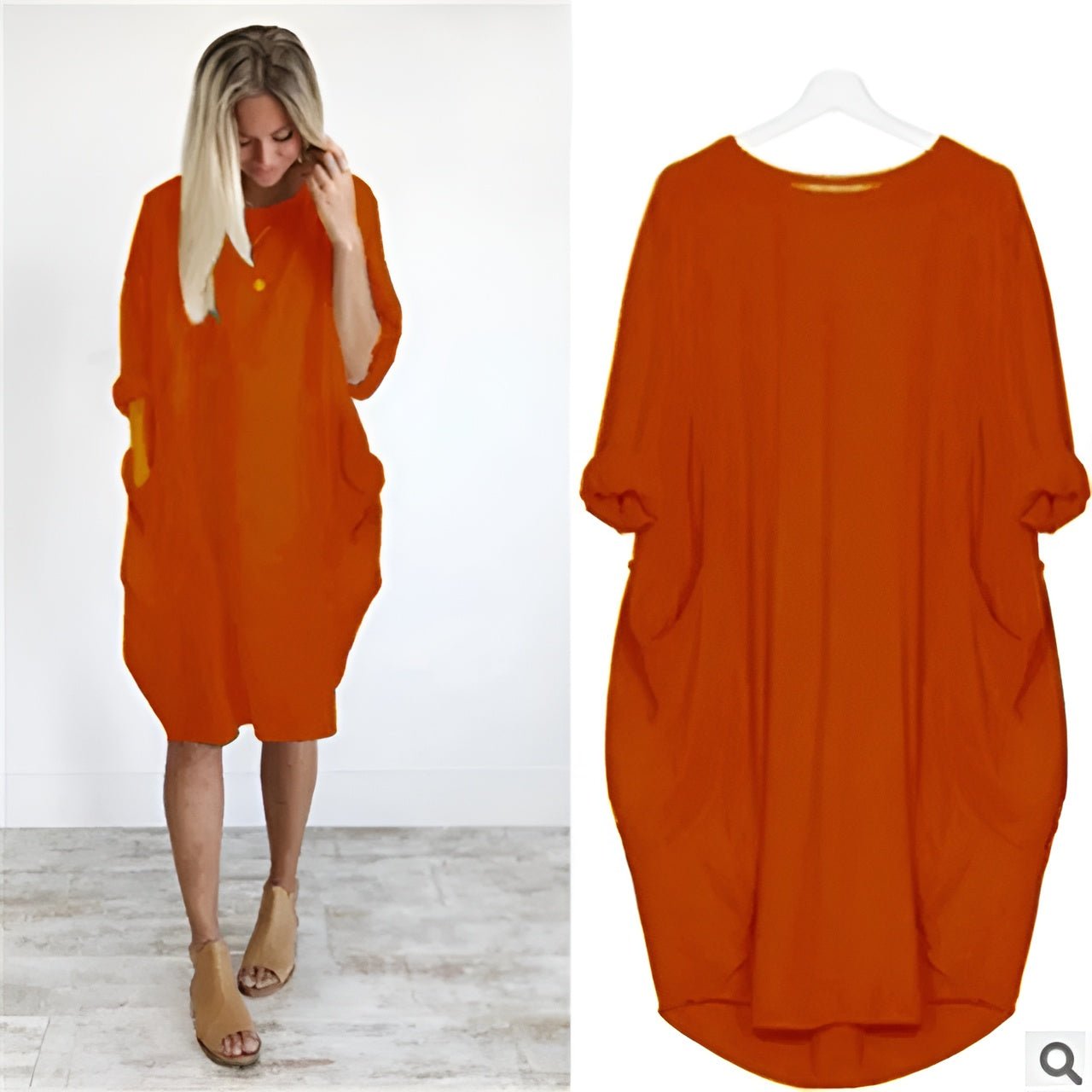 Women's Dress with Flattering Draping & Hidden Pockets | Comfortable Summer Style for Effortless Confidence