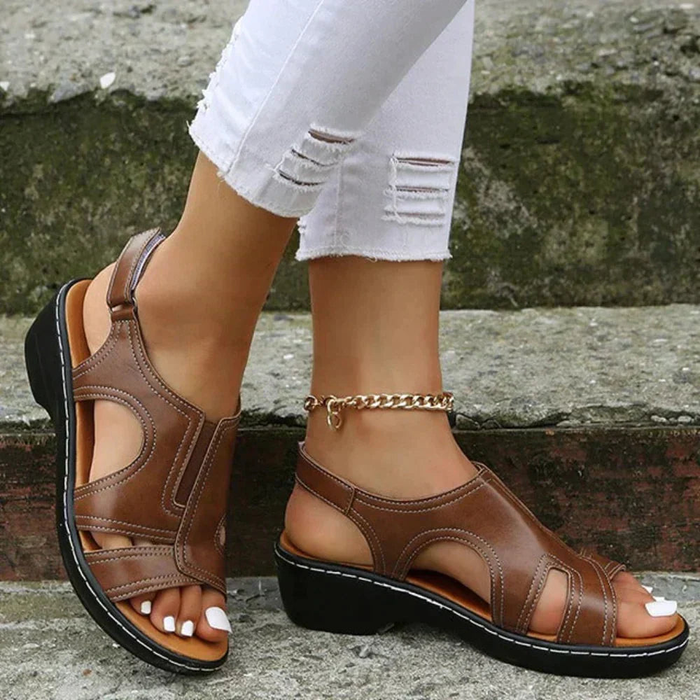 Women's Sandals with Tri-Arch Support & Adjustable Straps | Comfortable Fit for Pain Relief