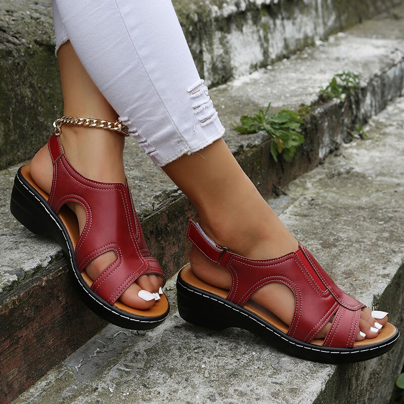 Women's Sandals with Tri-Arch Support & Adjustable Straps | Comfortable Fit for Pain Relief