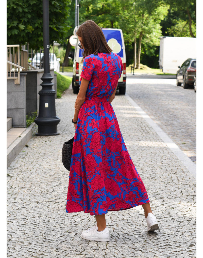 Women's Floral Dress with Flattering Silhouette | Elegant Style for Any Occasion