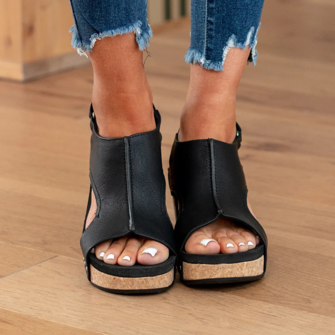 Wedge Sandals for Women with Breathable Suede | Elegant Design for All-Day Comfort