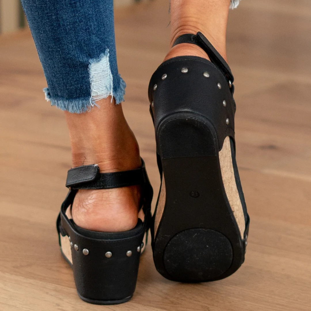 Wedge Sandals for Women with Breathable Suede | Elegant Design for All-Day Comfort