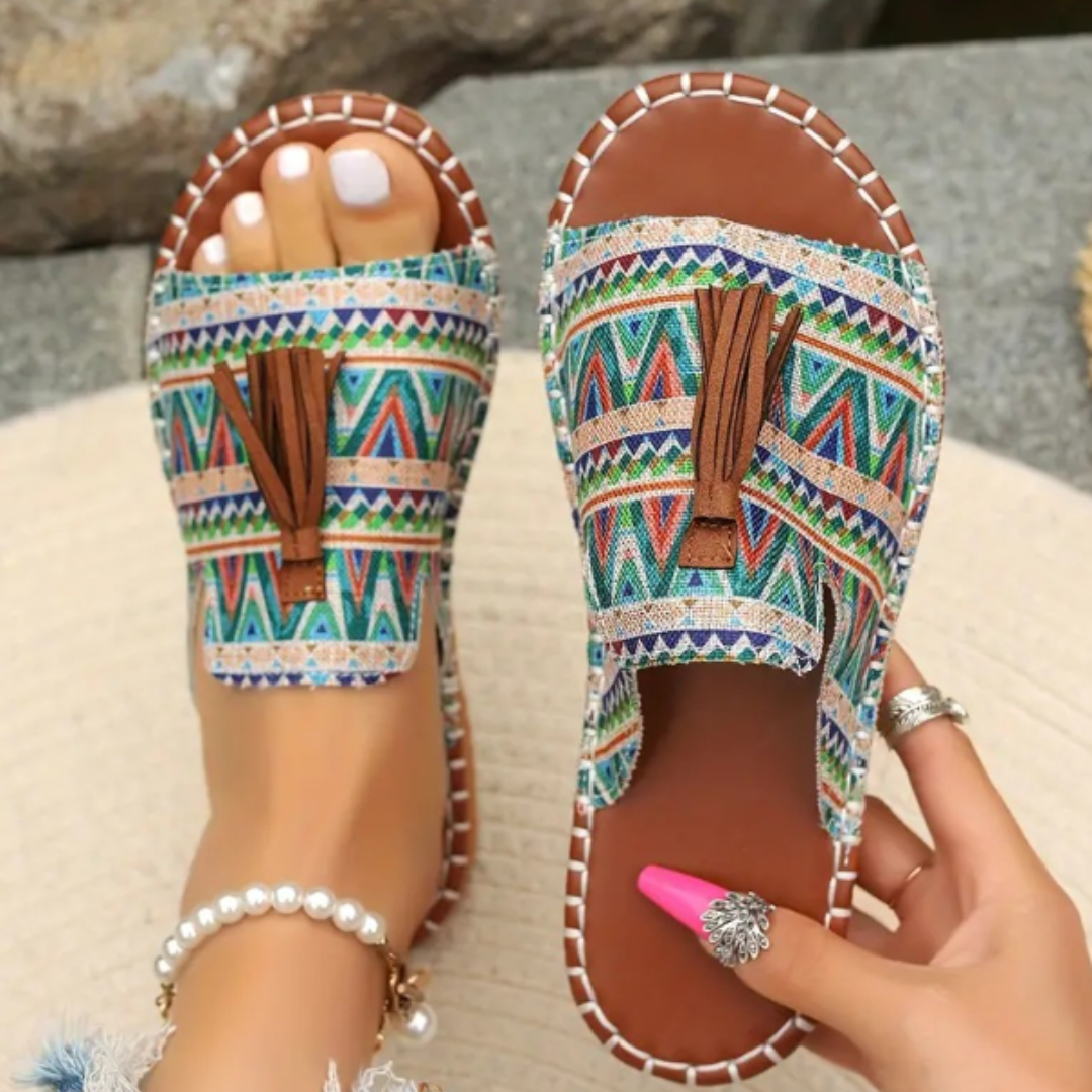 Flat Sandals Women with Cloud-Soft Footbeds | Vibrant Colors for All-Day Comfort