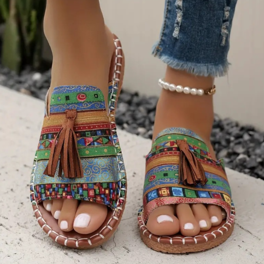 Flat Sandals Women with Cloud-Soft Footbeds | Vibrant Colors for All-Day Comfort
