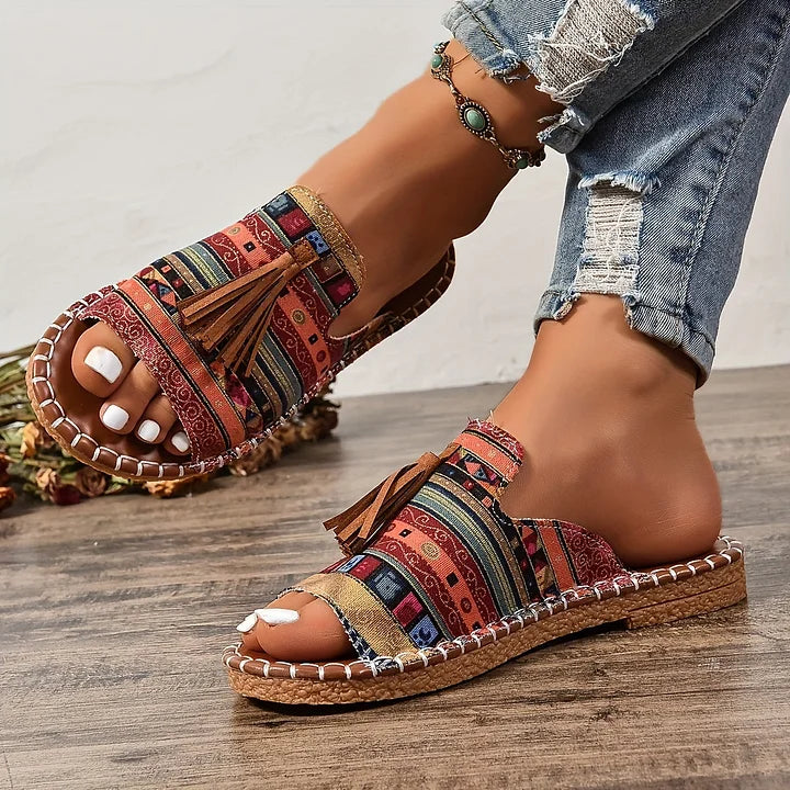 Flat Sandals Women with Cloud-Soft Footbeds | Vibrant Colors for All-Day Comfort
