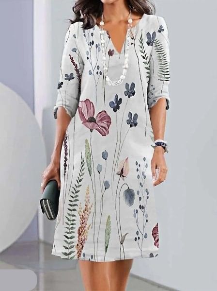 Summer Maxi Dress for Women with Floral Print | Breezy Comfort for Effortless Elegance
